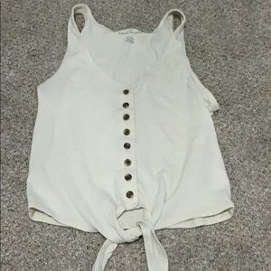 Buttoned tank top